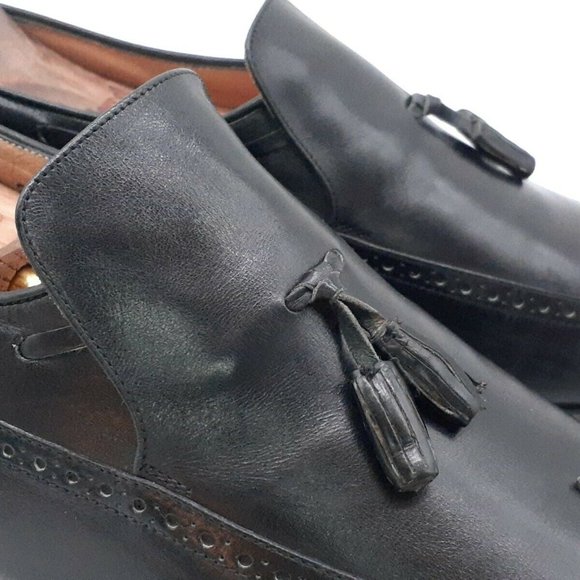 SALVATORE FERRAGAMO Black Tassel Loafer Mens US 11 - Picture 3 of 10